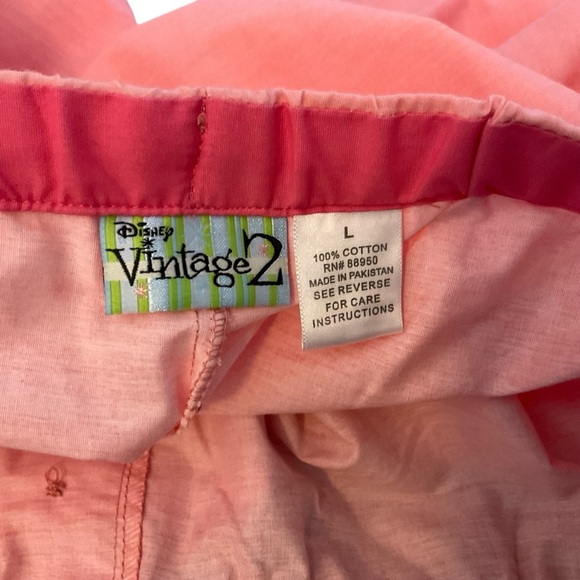 Disney Coral Gradient Pajama Pants with Elastic Waistband and Soft Fabric - Picture 5 of 8